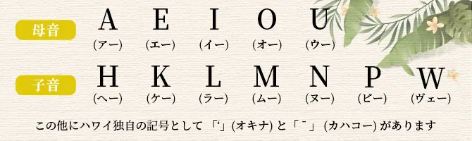 ハワイ語でメッセージを ハワイ語辞典