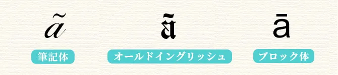 カハコーの書体