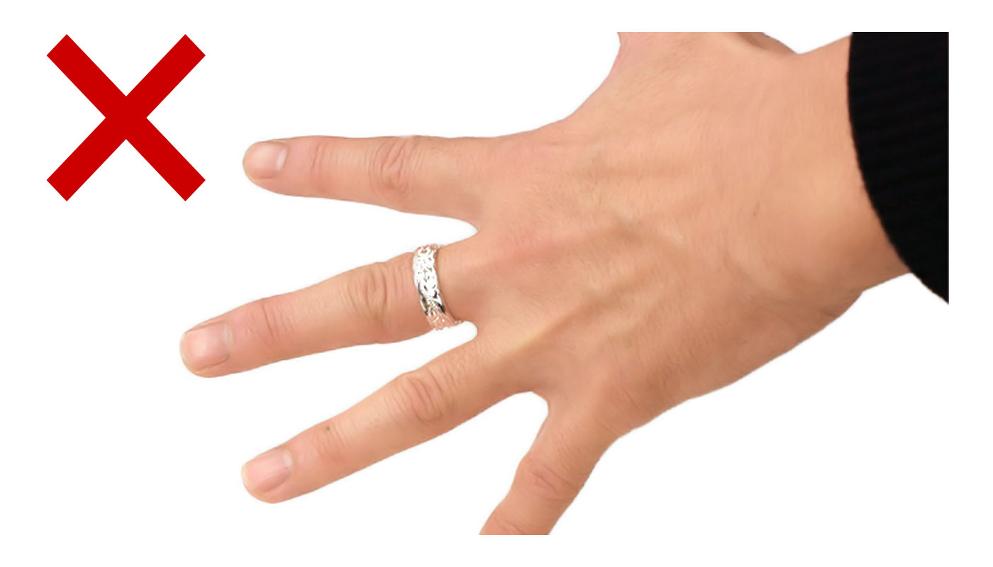 フィット感を確認する方法の良い例