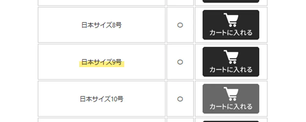 試着サービス