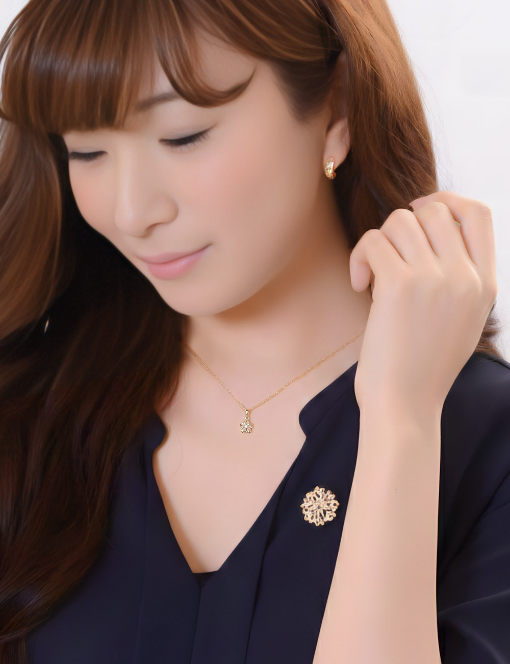 ネイビースーツコーディネート