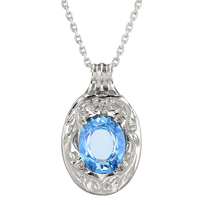 ハワイアンジュエリー 超大粒 カラーストーン ネックレス K10カットあずきチェーン太0.9mm