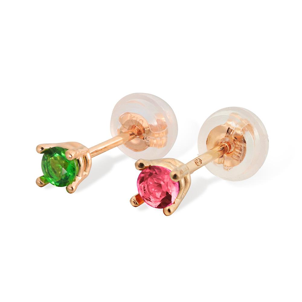 ハワイアンジュエリー カラーストーン ピアス