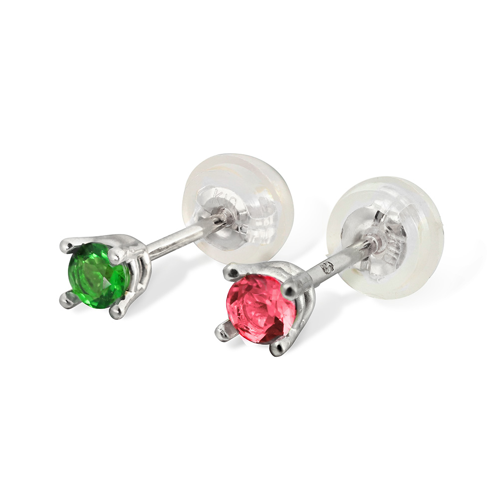 ハワイアンジュエリー カラーストーン ピアス