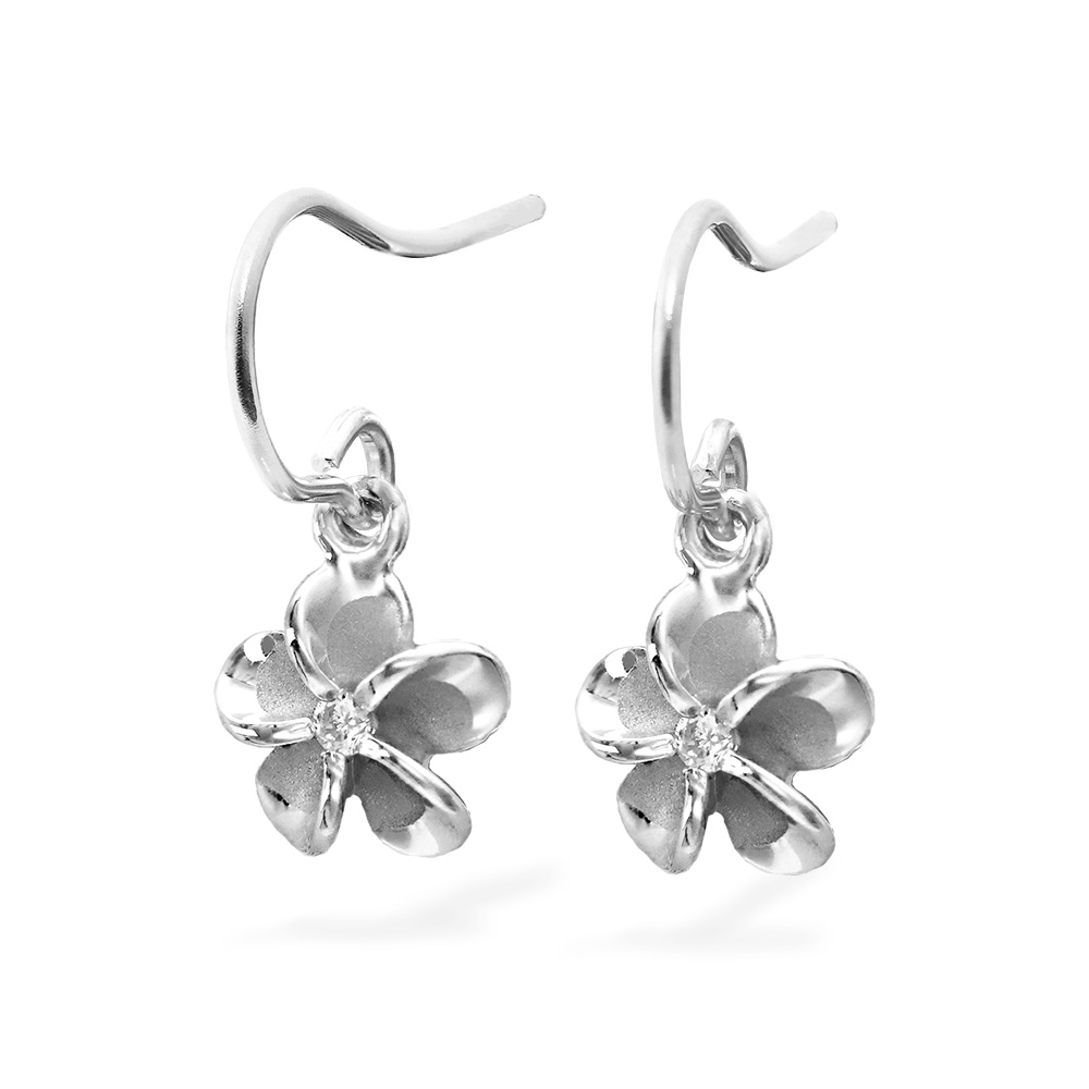 ハワイアンジュエリー フック プルメリア ピアス