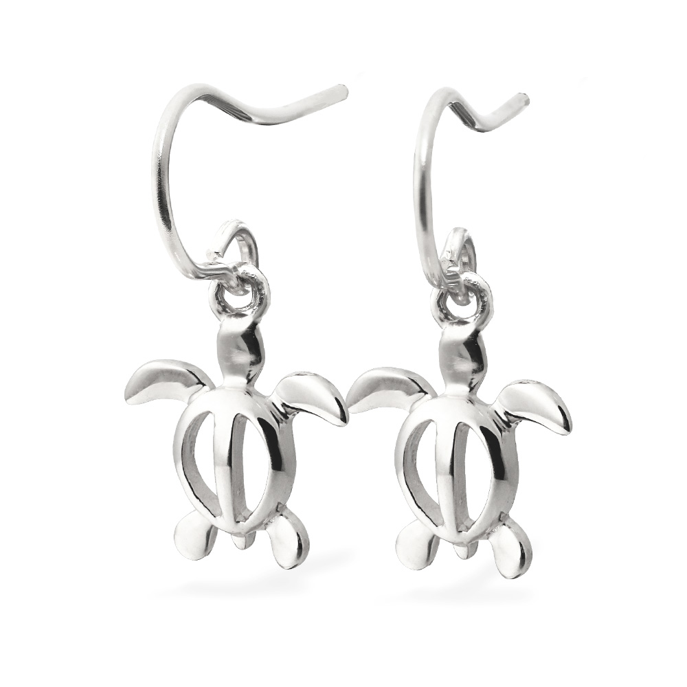 ハワイアンジュエリー フック ホヌ ピアス