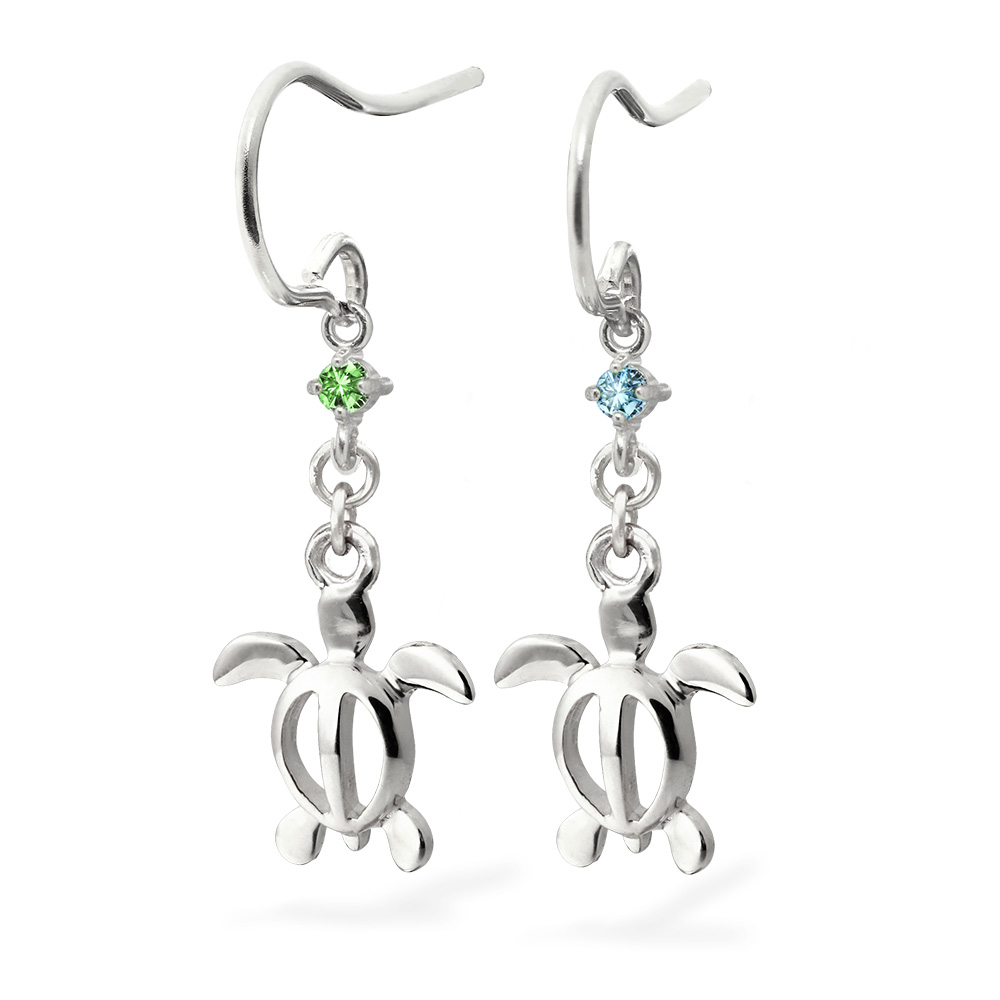 ハワイアンジュエリー フック ホヌ ピアス