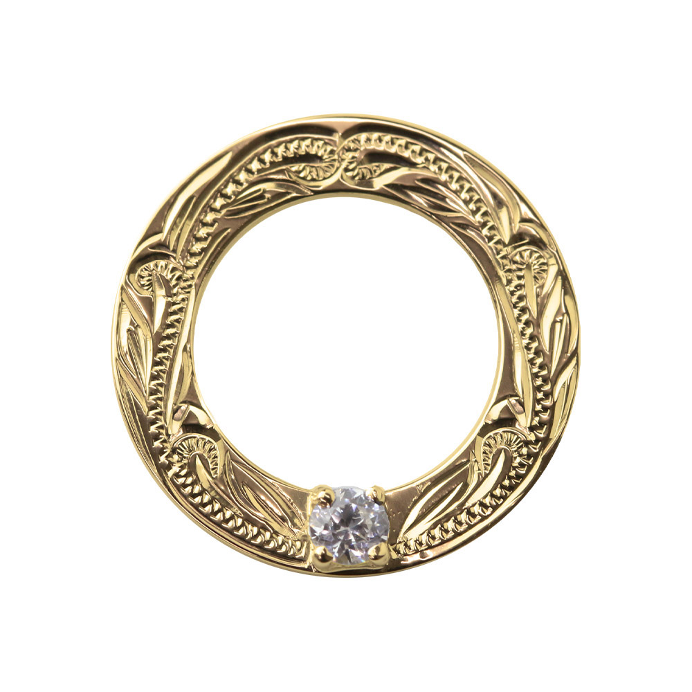 ハワイアンジュエリー ベビーリング K14ゴールド ヴァージンネックレス