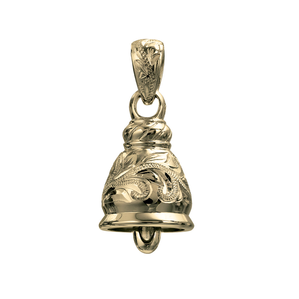 ハワイアンジュエリー ベルモチーフ K14 ヴァージンネックレス (チェーン別売)