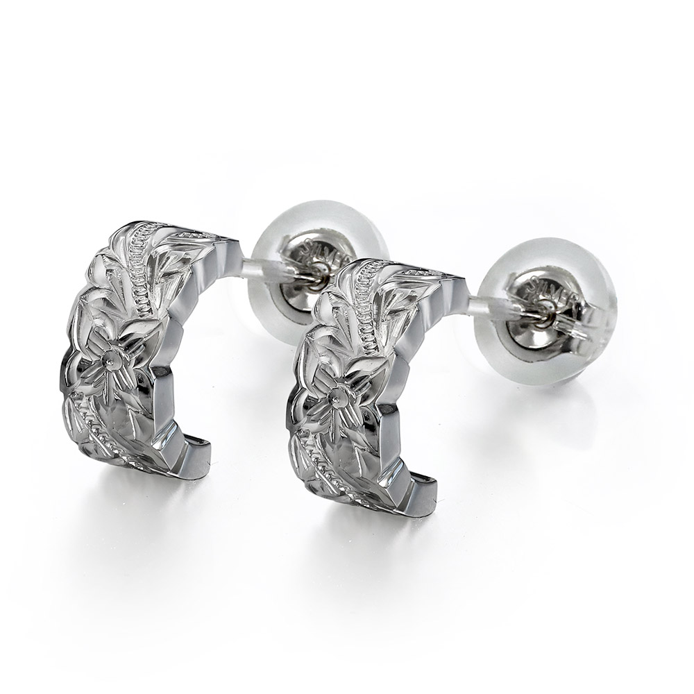 ハワイアンジュエリー フープ ピアス