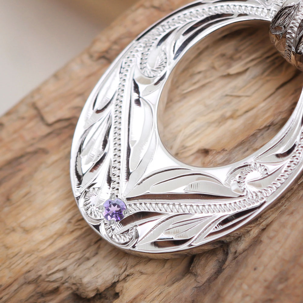 アメシストの誕生石入れサンプル